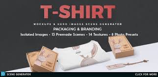 Download T Shirt Packaging Mock Ups By Creativeform Graphicriver