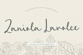 This is how the first edition of the. Zaniola Lavolce Modern Callihgraphy Font 726640 Calligraphy Font Bundles