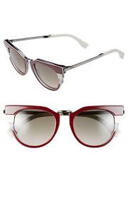 Fendi 52mm Retro Sunglasses Gozluk