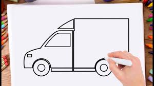How To Draw Delivery Truck Learn Drawing A Delivery Truck Very Easy And Step By Step Youtube Download moving truck stock vectors.