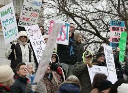 Capitol protesters rally against Trump