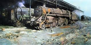 Railway Art Gallery David Shepherd Steam Art Southern Region Train Art