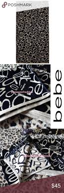 Sale 2 Bebe Bath Towels Black Gold Logo Tan Gold Logo Chic Bathroom Decor Bebe