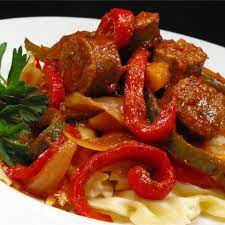 Easy Sausage Peppers And Onions With Elbows Recipe Stuffed Peppers Recipes Sausage Peppers And Onions