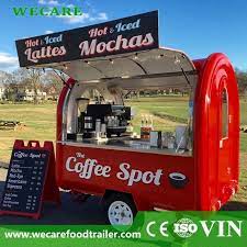 China Customized Outdoor Mini Food Cart Manufacturers Suppliers Factory - Mobile Street Mini Food Cart - Wecare Food Trailer Food Cart Coffee Truck