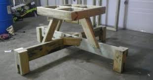 A Diy Floating Picnic Table You Say 21 Photos Picnic Table Plans Floating Picnic Table Picnic Table