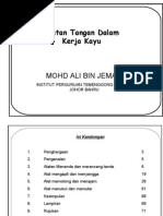 Koleksi grafik untuk mata pelajaran kemahiran hidup. Alatan Tangan Dalam Kerja Kayu