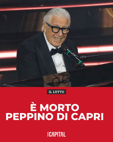È morto Peppino Di Capri, aveva 87 anni. Il cantante si è spento nella sua  Capri dopo una lunga malattia. #radiocapitalitaly #peppinodicapri  #cantautori #musicaitaliana #rip