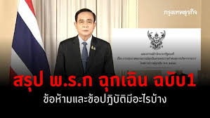 ศบค.มีมติต่อ พ.ร.ก.ฉุกเฉินอีก 45 วัน ตั้งแต่ 1 ธ.ค. à¸ªà¸£ à¸› à¸ž à¸£ à¸ à¸‰ à¸à¹€à¸‰ à¸™ à¸‰à¸š à¸š1 à¸‚ à¸­à¸« à¸²à¸¡à¹à¸¥à¸°à¸‚ à¸­à¸›à¸ à¸š à¸• à¸¡ à¸­à¸°à¹„à¸£à¸š à¸²à¸‡