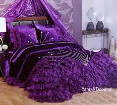 Purple Bedding Goruntuler Ile Nevresim Takimlari Mor Yatak
