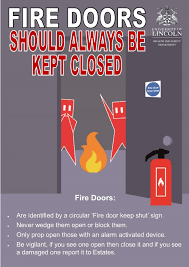 If, in this situation, the door is kept open, th. Fire Doors Should Always Be Kept Closed Staff News