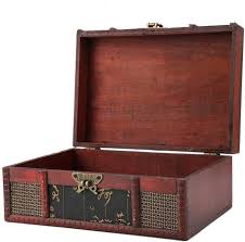 The front or ventral portion of this. Amazon Com Ftvogue Vintage Wooden Storage Box Small Size Book Jewelry Storing Storage Organizer Treasure Chest Home Decor 1 Chinese Style Home Improvement
