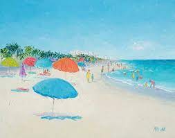 Hollywood Beach Florida Framed Beach Painting United States Etsy Painting Florida Oil Painting Beach Wall Art