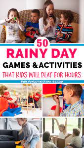 If you can't go outside, use these creative ideas to bring the fun mix education and fun. 50 Things To Do On A Rainy Day Games And Activities For Kids Of All Ages Fun Loving Families