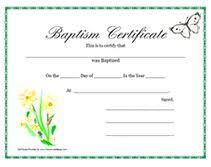 Start a free trial now to save yourself time and money! Free Printable Baptism Certificates Blank Template Certificate Templates Baptism Baptism Invitations