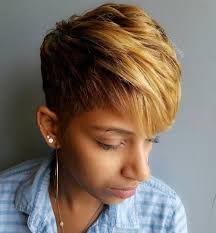 Hair that's shorter at the sides and longer on top helps to create the illusion of a longer, slimmer face, which is especially flattering on women with round faces. 50 Short Hairstyles For Black Women To Steal Everyone S Attention