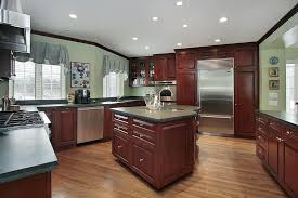 Color Schemes With Cherry Cabinets Kitchen Color Schemes With Cherry Dark Oak Cabinets Kitchen Colors Dark Wood Kitchens