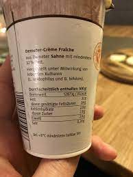 Naturheilpraxis rösch, lbv bäckerei, avia und edeka. Creme Fraiche Schrozberger Milchbauern 200g