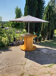 Pin Von 540 295 9233 Auf Deck Ideas In 2020 Kabeltrommel Holz Stehtisch Garten