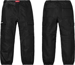 From black to white, linen to corduroy, the choice caters to a diverse diary. Supreme Leather Cargo Pant Cargo Pant Pants Leather Pants