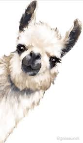 Pin By Dorota Kuske On Bullet Journal Llama Painting Llama Arts Animals