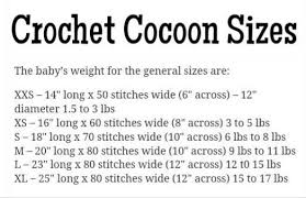 Crochet Cocoon Sizes Crochet Baby Cocoon Pattern Crochet