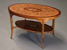 From matters of food and drink, table service, the guest list, and matters of precedence, every detail was of the utmost importance. Superb Edwardian Inlaid Satinwood Coffee Table Antiques Atlas