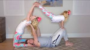 Every time you practice yoga, you are building your immunity to anxiety and stress. Hilarious Family Yoga Challenge Trying Impossible Poses Youtube