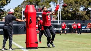 49ers coach says revamped receiving corps has ‘taken a big step’ from last year