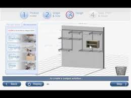 Rubbermaid interactive design tool keyword after analyzing the system lists the list of keywords related and the list of websites with related content, in addition you can see which keywords most interested customers on the this website. Closet Design Tool Youtube
