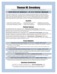 The emergency management plan for mass casualty incidents consists of two distinct phases the electrical emergency is over. 11 Sample Resume For Project Manager Construction Riez Sample Resumes Project Manager Resume Cover Letter For Resume Resume Cover Letter Examples