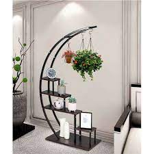 5 Tier Metal Plant Stand Indoor Curved Display Book Shelf Storage Walmart Com In 2021 Plant Stand Indoor Metal Plant Stand Plant Stand