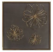 Flowers Metal Wall Art 21 Sq X 2d Decor Etsy In 2020 Copper Wall Decor Floral Wall Decor Small Wall Art
