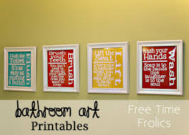 Free Printable Bathroom Art Free Printable Included These printable handwashing posters can be used to help raise awareness about handwashing in highly visible public areas, such as schools, workplaces, and restrooms. free printable bathroom art free