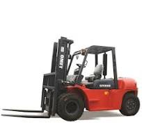 6ton Mitsubishi Isuzu Engine Forklift Truck with Triplex ...