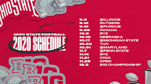 The 2019 ohio state football plan was discharged. Schedule 2020 Ohiostatefootball