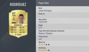 Fifa 17 tráiler con james rodríguez. Real Madrid Fifa 17 Spielerwerte