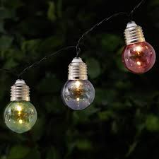 The lights turn on as darkness falls to add atmosphere and ambiance to any garden, no electricity charges and. Wilko 50 Glass Bulb Garden String Lights Wilko