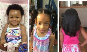 Number 2 cut with tramlines How To Make Your Child S Hair Grow Faster Natural Hair Kids