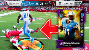 Apparently, one teammate didn't believe megatron was seriously considering walking away. Ea Finally Released Wr Calvin Johnson Hes The Best Card In Madden 20 Ultimate Team Youtube