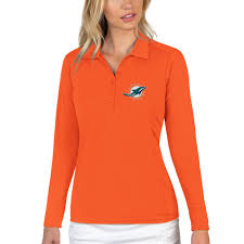 Women's Antigua Orange Miami Dolphins ...