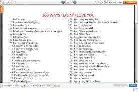 Ways To Say I Love You Quotes Quotesgram