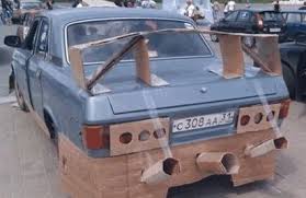 10 Cars With Cardboard Modifications Car Fails Weird Cars Car Humor