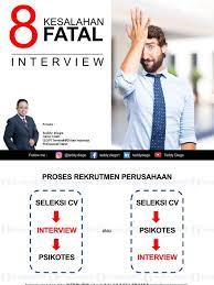 Apakah bisa konsultasi langsung dengan coach teddy? 8 Kesalahan Fatal Interview Pdf