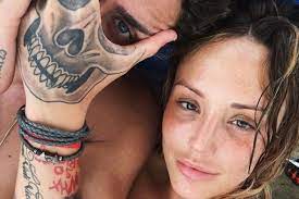 Wonder if he's been harassing her from that account and she's blocked him or the new lass has. That Ll Look Good When You Re 60 Stephen Bear Is Mocked Over Tattoo As He Poses With Charlotte Crosby Mirror Online