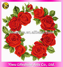 Spring, summer, autumn and even winter flowers can all be found here. Hand Embroidery Flower Designs Red Rose Cross Stitch Flowers Buy Hand Embroidery Flower Designs Red Rose Cross Stitch Cross Stitch Flowers Product On Alibaba Com