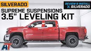 Solid, t6 aircraft billet aluminum construction. 2007 2018 Silverado Supreme Suspensions 3 5 Pro Billet Leveling Kit Review Install Youtube