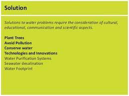 Your neighbors might not even realize some of the things they're doing are harmful to the environment and to their own water sources, and they might be willing to change their practices if you. Water Pollution