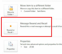 If the message simply appears as a preview in the reading pane, as seen. Outlook 2010 Recall A Sent Email Message