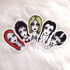 However, your risk is lower if you have children at a younger age. Spooky Girl Gang Sticker Pack Etsy Beetlejuice Tattoo Frankenstein Tattoo Beetlejuice